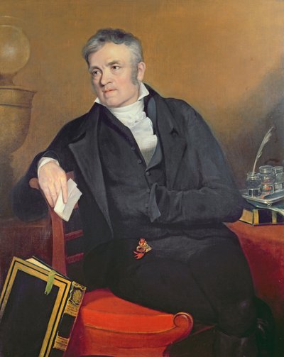 Rudolph Ackermann, 1810-14 by Francois Nicolas Mouchet